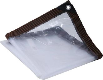 OEM Lona Transparente Con Ojales, Bordes Reforzados Con Doble Costura, Lona Para Suelo, Lona Transparente Apta Para Terrazas, Plantas, Jardines, Tiendas D