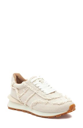 J/Slides Womens J/SLIDES Eddie-F Sneakers Natural Denim Frayed Casual Shoes HTAT179