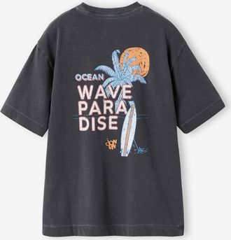 Jonen Oversize T-Shirt Kinder JONEN, Baumwolle anthrazit