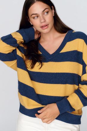 Pilcro 100% Cashmere V-Neck Sweater