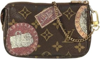 Louis Vuitton Pre-owned Mini Bag - Dames - Vintage Mini Tas - Bruin - ONE Size - Vintage