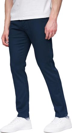 Henleys Heren Visit Chinos (Blauw)