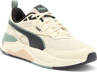 Puma X-Ray Clean Sneaker in Alpine Snow-Puma Black-Green at Nordstrom Rack, Size 5