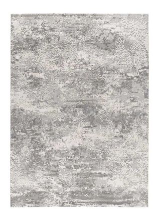 Atticgo Alfombra con relieve abstracta gris 192x290 cm