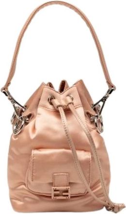 Fendi Pre-owned Mon Tresor Bucket Bag - Dames - Vintage Tas - Roze - ONE Size - Leer - Vintage