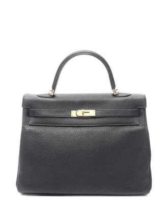 Hermès Kelly 35 handbag - women - Leather - One Size - Black