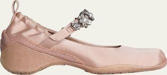 Simone Rocha Embellished Satin Ballet Runners