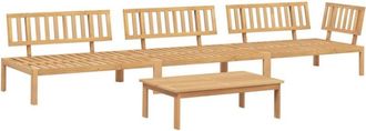 vidaXL 4 Piece Garden Pallet Sofa Set Solid Wood Acacia vidaXL