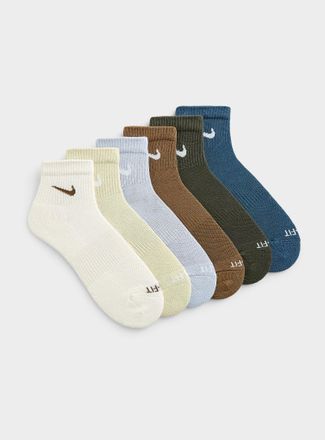 Nike Mens Everyday Plus neutral ankle socks 6-pack