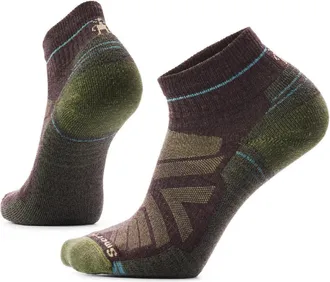 Smartwool Mens Performance Hike Light Cushion Ankle Socks Brown L