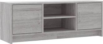 vidaXL Vidaxl - Mueble para tv madera de ingeniería gris Sonoma 102x30x37,5 cm