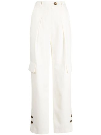 J Koo Straight broek - Wit