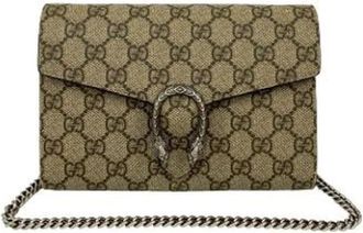 Gucci Pre-owned Plastic Cross Body Bag - Dames - Vintage Schoudertas - Bruin - ONE Size - Vintage