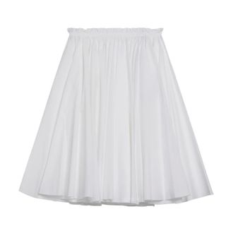 Ami Short Skirts, female, White, Size: 2XS Midi Corolla Skirt