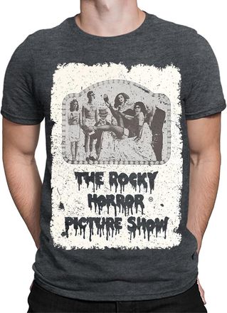Generic Halloween T-Shirt Rocky Horror Picture Show Movie Poster Mens T Shirts Top HD2 Dark Heather Grey 2XL