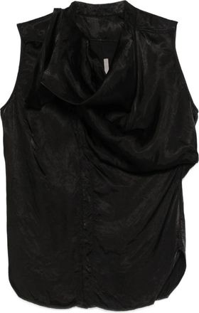 Rick Owens Draped Sleeveless Top