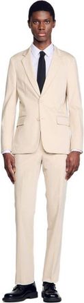 Sandro Suit jacket in Ivory. at Nordstrom, Size 44 Eu