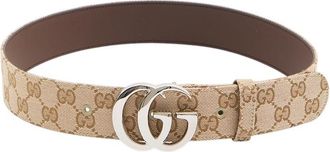 Gucci Beige GG Buckle Belt