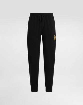 Dolce & Gabbana Smooth Cashmere Trousers - Man Pants And Shorts Black 44