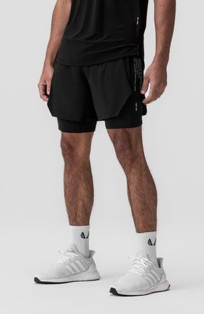 ASRV Aerotex Hybrid Liner Short in Black/black at Nordstrom, Size Xx-Large