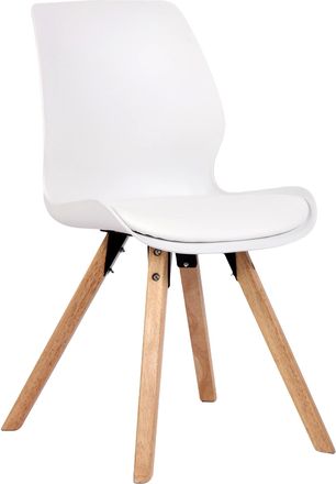 Clp Silla De Comedor Luna Blanco Pl&aacute;stico