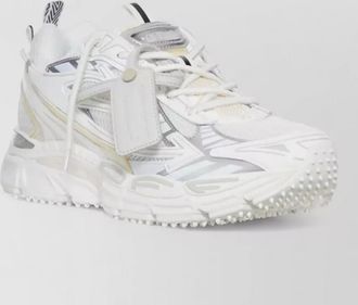 Off-white m be right back mesh panel sneakers