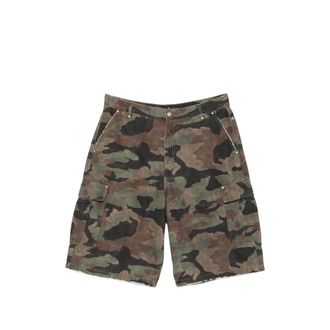 Represent Camouflage-print Cargo Shorts