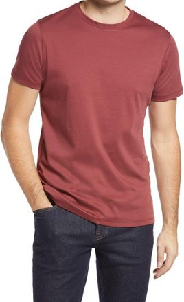 Robert Barakett Georgia Pima Cotton T-Shirt in Sangria at Nordstrom, Size Xxx-Large