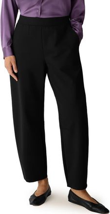 Eileen Fisher Ankle Pants in Black at Nordstrom, Size Xx-Small