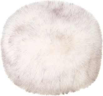 Cesare Gaspari Accessoires, Dames, Wit, ONE Size, Polyester, Faux Fur Hat