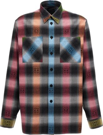 Givenchy Logo Check Shirt