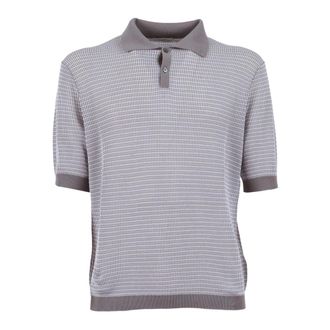 Ballantyne Polo Shirts, male, Gray, Size: 2XL Polo Manica Corta