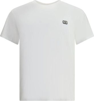 Valentino White Cotton Mens T-Shirt