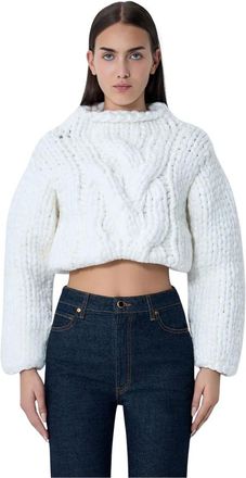 Khaite Dames, Truien, Wit, Maat: XS Zijde