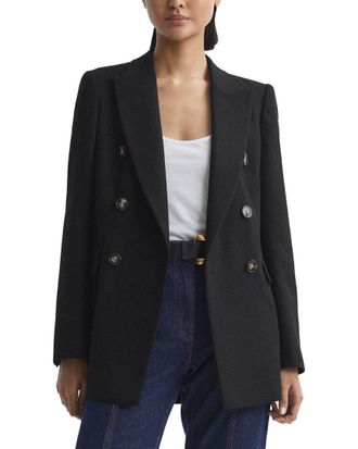 Reiss Petite Lana Wool-Blend Twill Jacket