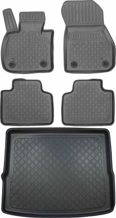 OEM Bmw X1 F48 Suv Desde 10/2015 Set - Alfombrillas Para Coche + Alfombrilla Para Maletero