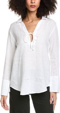 Bella Dahl Tie Neck Linen Tunic