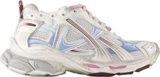 Balenciaga Womens Runner Sneakers White Synthetic