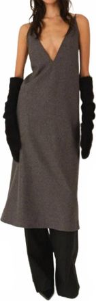 The Garment Mitch Midi Dress In Grey Melange