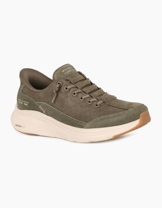 Skechers Womens Slip In Contour Foam Womens Trainers - Tan - Size: 5