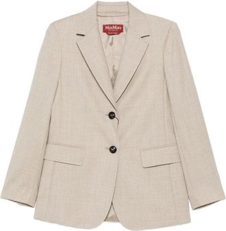 Max Mara Single-breasted Notched-lapel Blazer