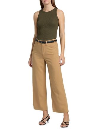 Rag & Bone Allison Linen Pants In Fawn