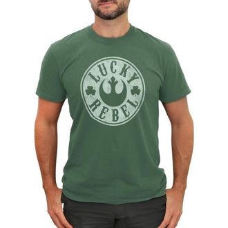 Star Wars Mens Star Wars Distressed Lucky Rebel Shamrock Graphic T-Shirt in Light Green at Nordstrom, Size Xxx-Large