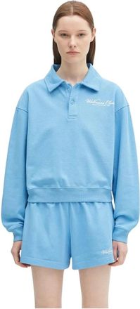 Sporty & Rich Wellness Club Mc Polo - - Sweatshirts & Hoodies - Donna - Blu - L