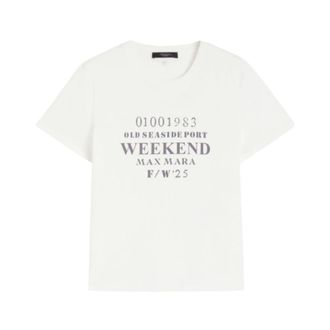 Max Mara T-Shirts, female, White, Size: XS T-shirt W