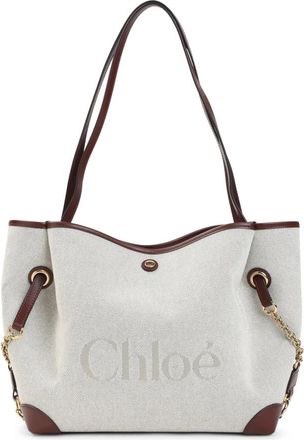 Chlo&eacute; Borsa Tote Clover - - Bags - Donna - Beige - ONE SIZE
