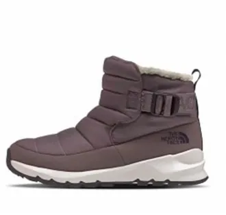 The North Face Womens Thermoball Pull-On Bootie In Purple/taupe