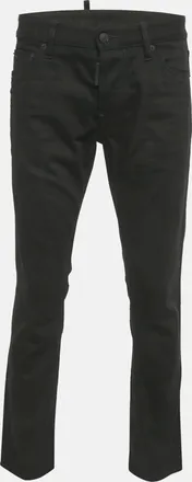 Dsquared2 Black Denim Slim Fit Jeans L Waist