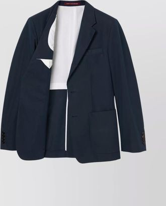 Gucci cotton twill single-breasted jacket