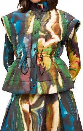Marie Oliver Delta Lyndon Vest In Blue